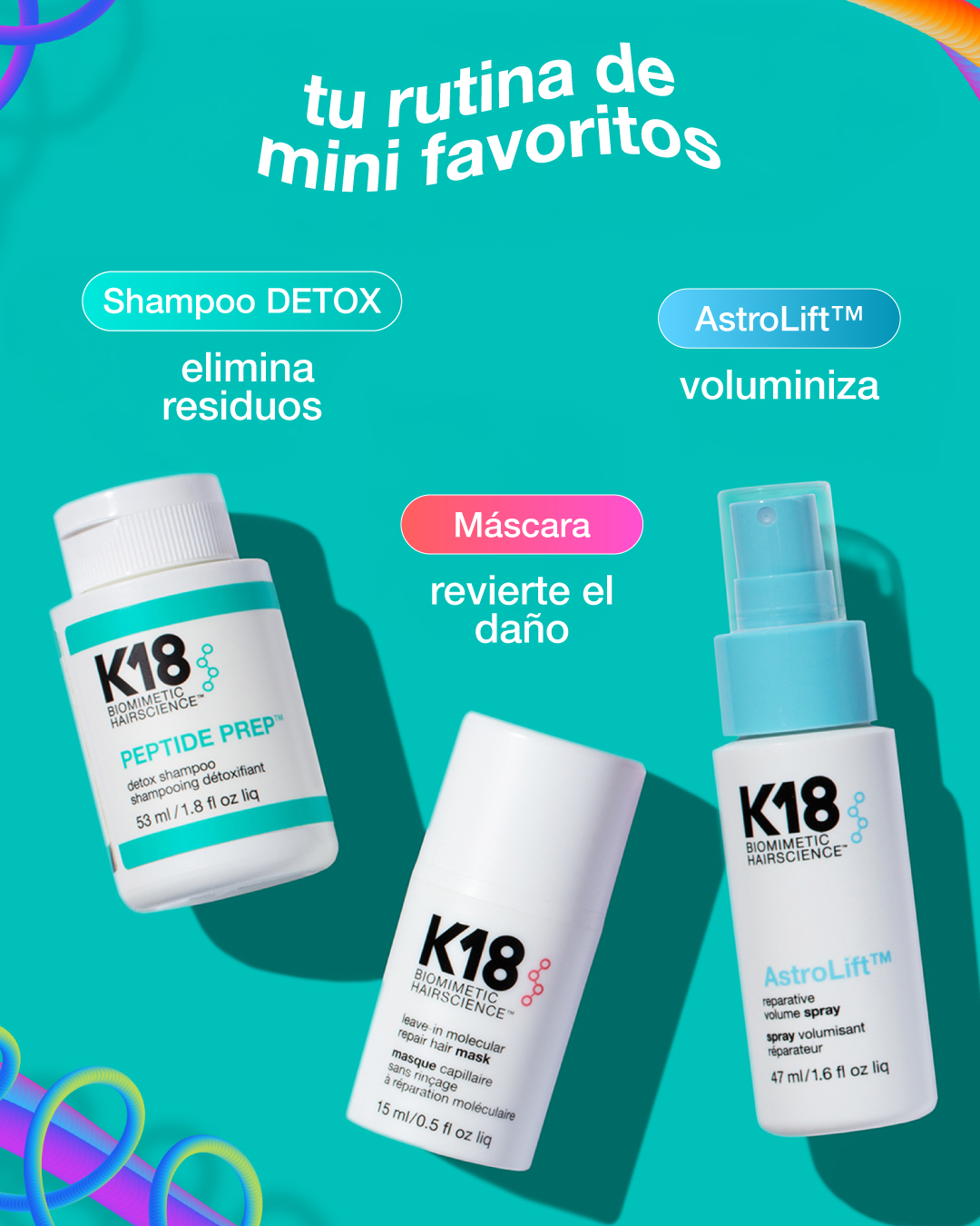 K18 mini favoritos